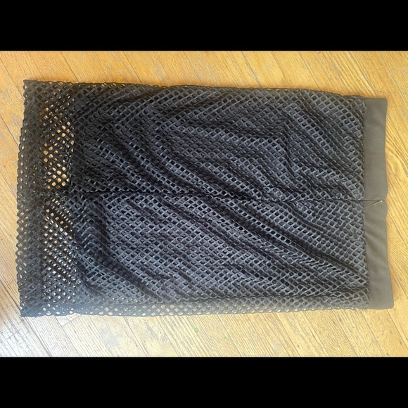 Kardashian Kollection Black Mesh Skirt - Size XL - Picture 3 of 4